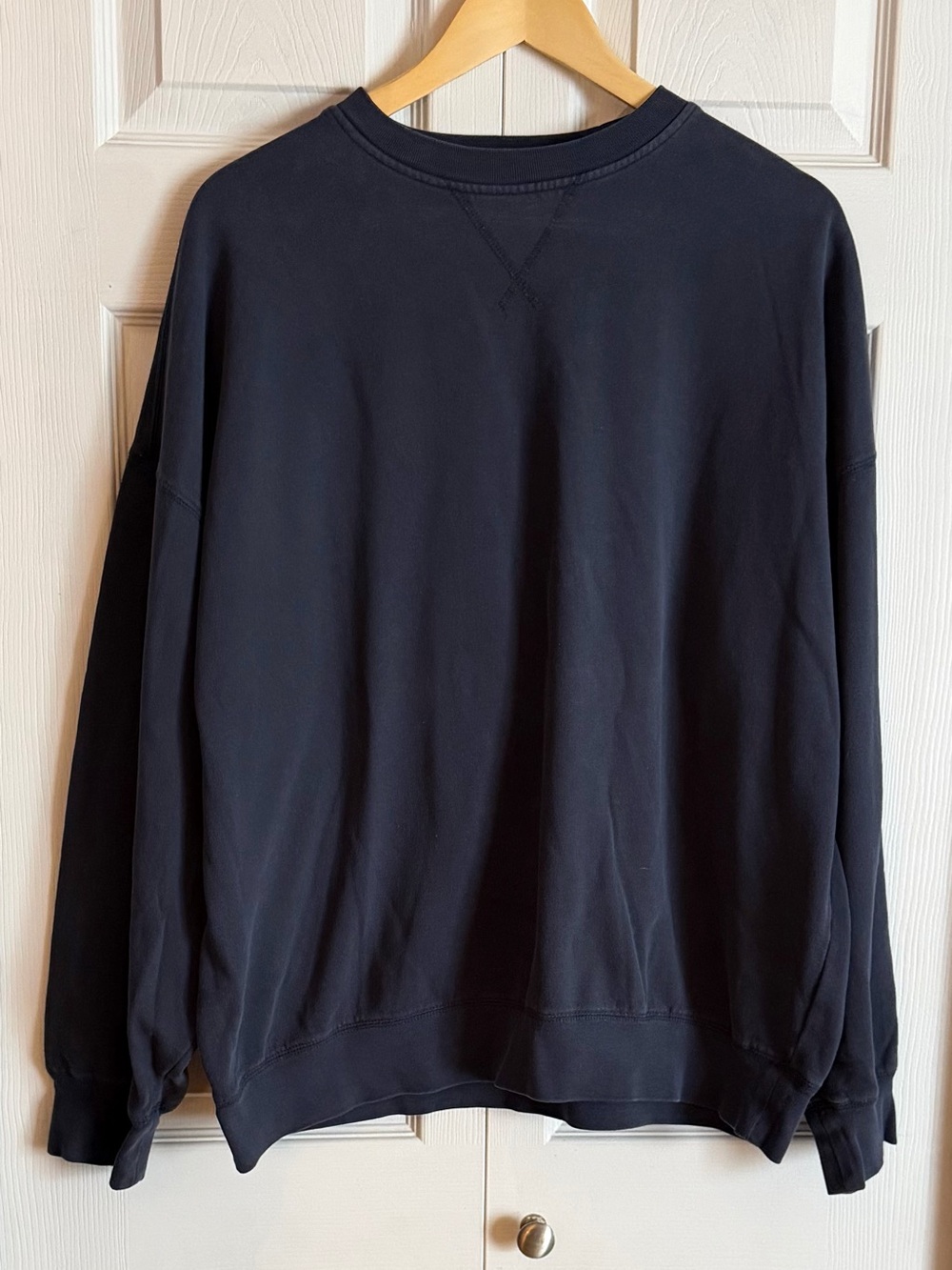 Like New Harlow Navy Blue Crewneck Sweatshirt - Size L